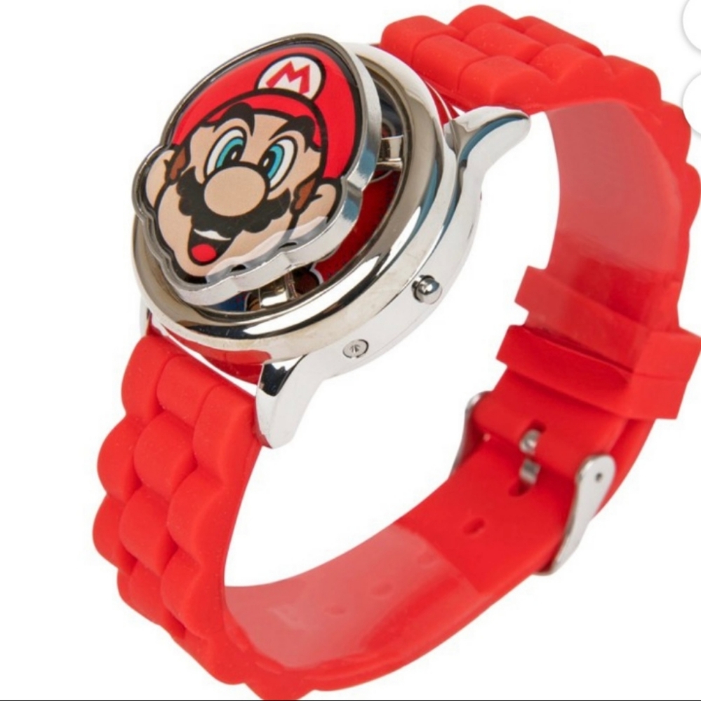 Super Mario Bros Head Spinner LCD Nintendo Watch
